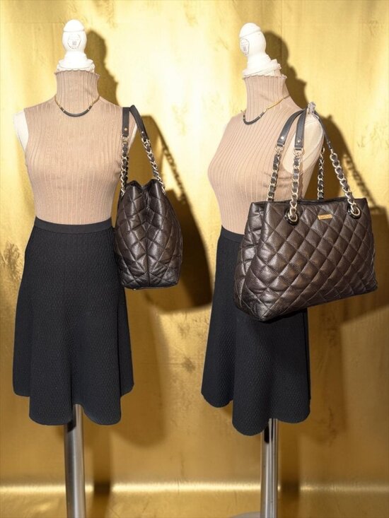 kate spade Handbags - Kate Spade Gold Coast Maryanne Tote Black Quilted Leather 2-handle Shoulder Bag